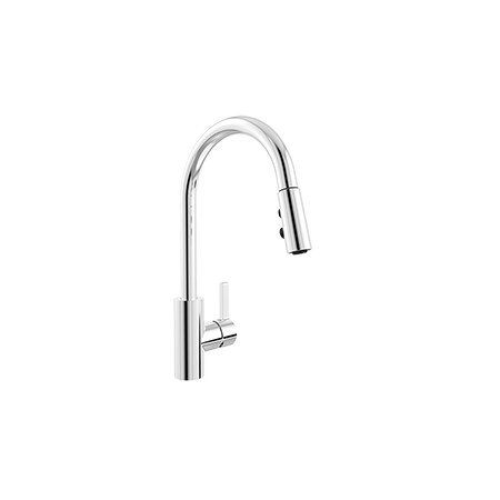 Keeney Mfg Kitchen Faucet with Swivel Pull-Down Spout, Polished Chrome EBI78CCP